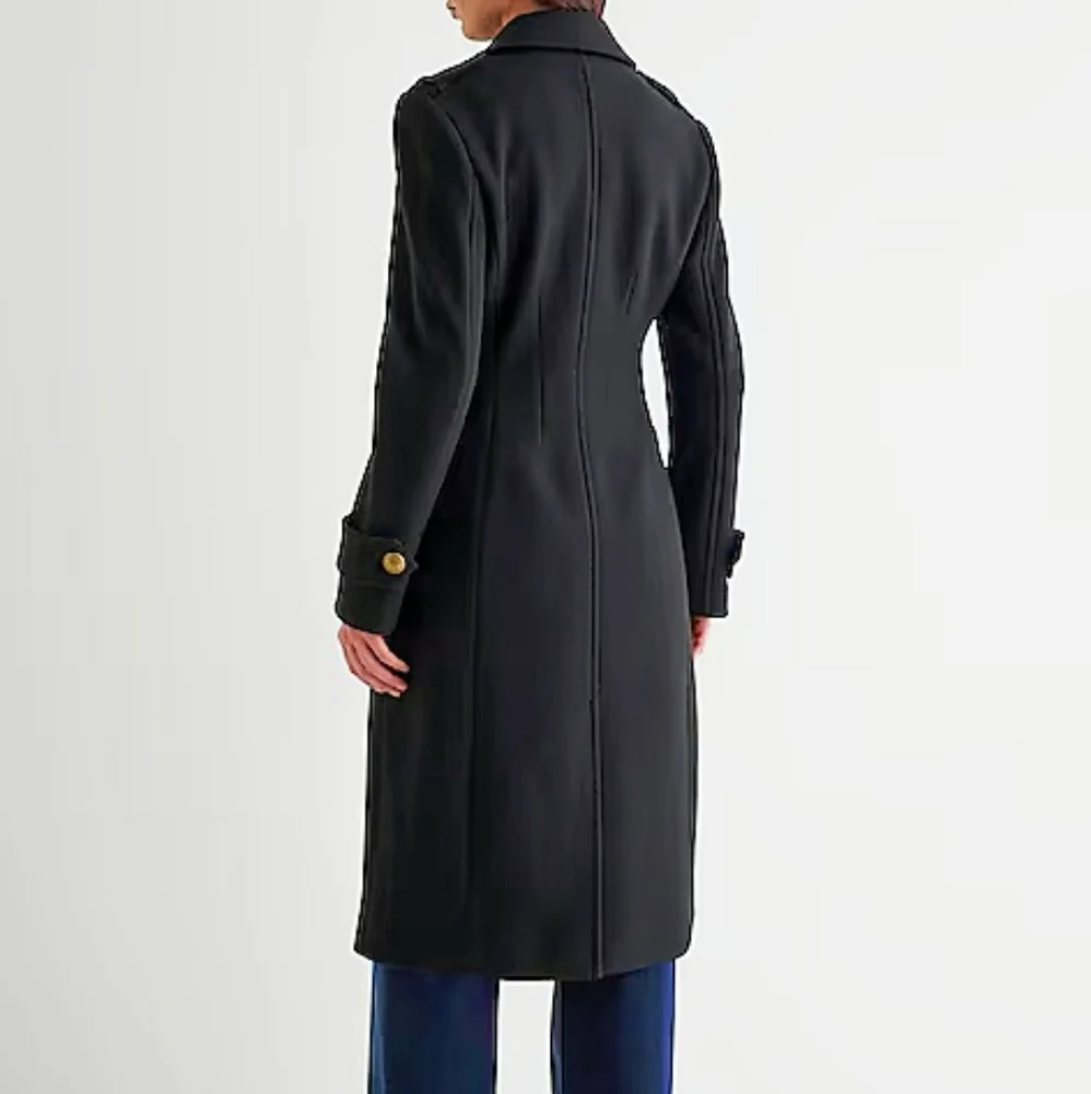 NWT Express Faux Wool Novelty Button Fitted Coat Size XL - Picture 16 of 16